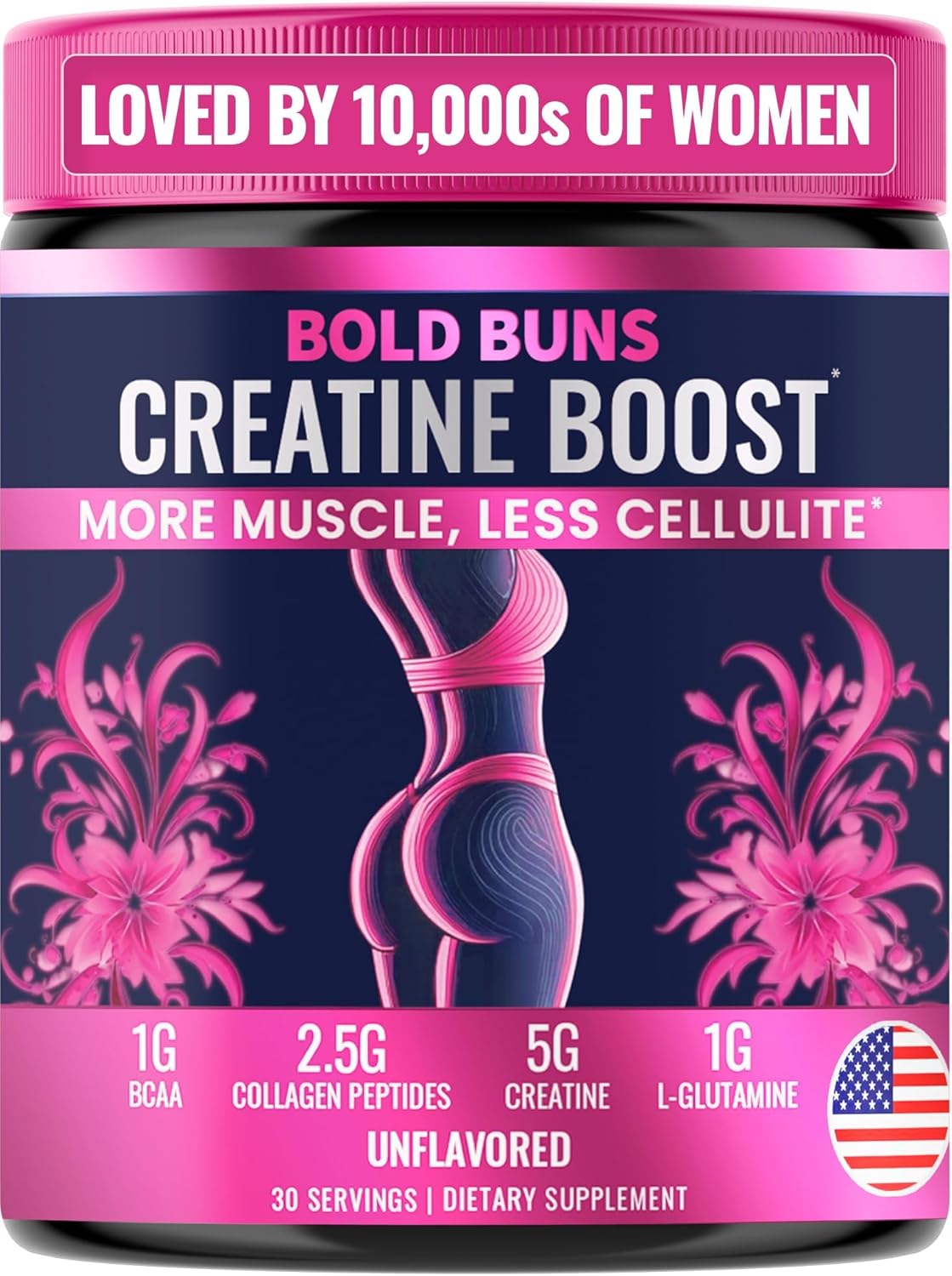Bold Buns - Creatina | Más Músculos, Menos Celulitis