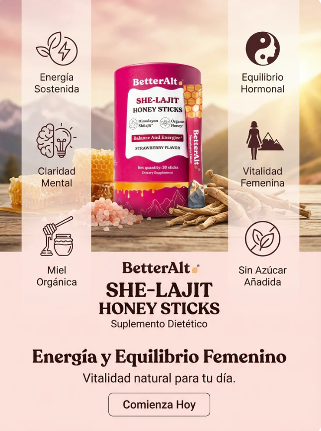 SHE-Lajit para Ellas | Barritas para Equlibrio Hormonal