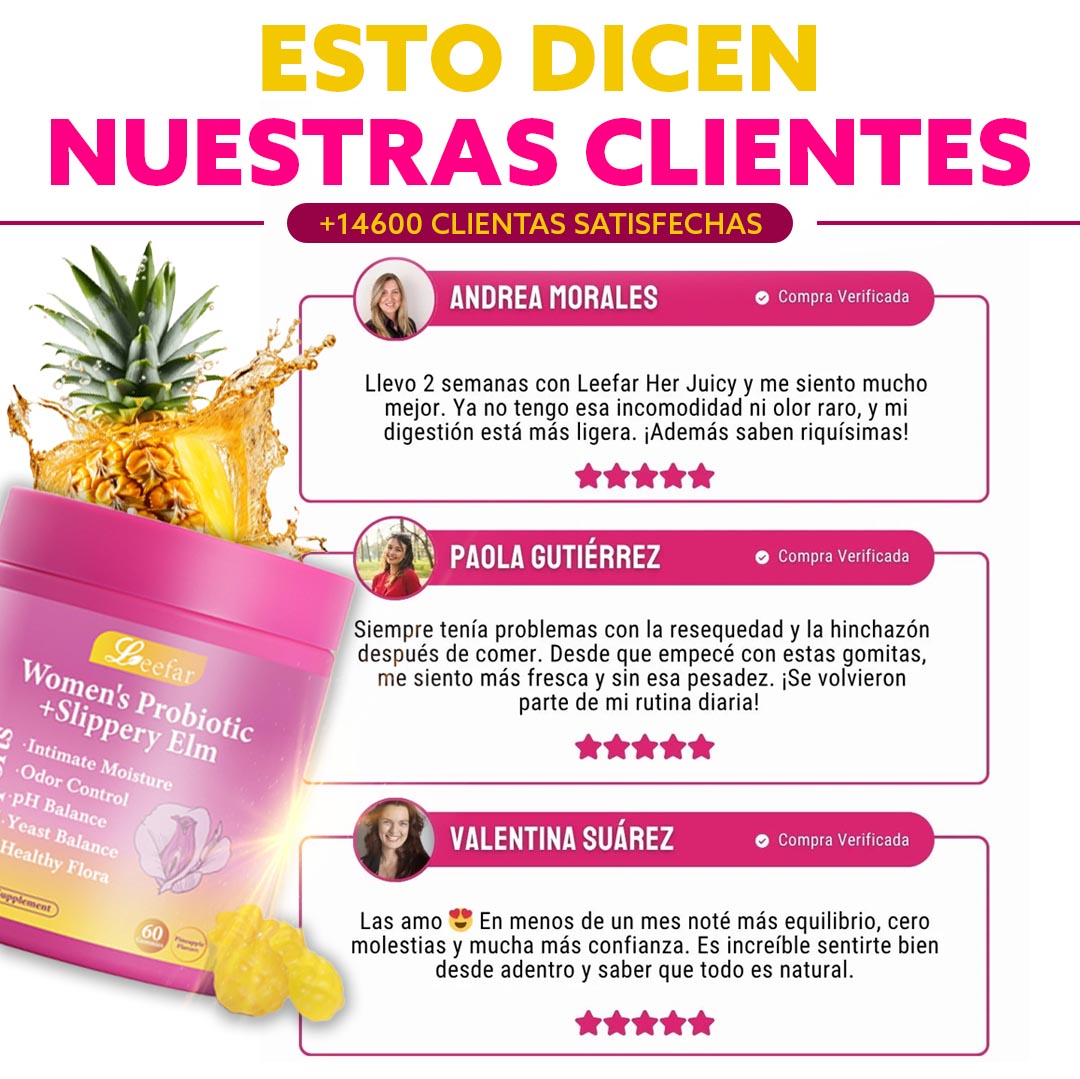 Leefar® Women - 60 Gomitas Probióticas