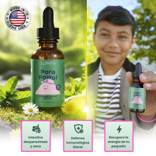 ParaPatrol®  Desparasitante 100% Natural para Niños