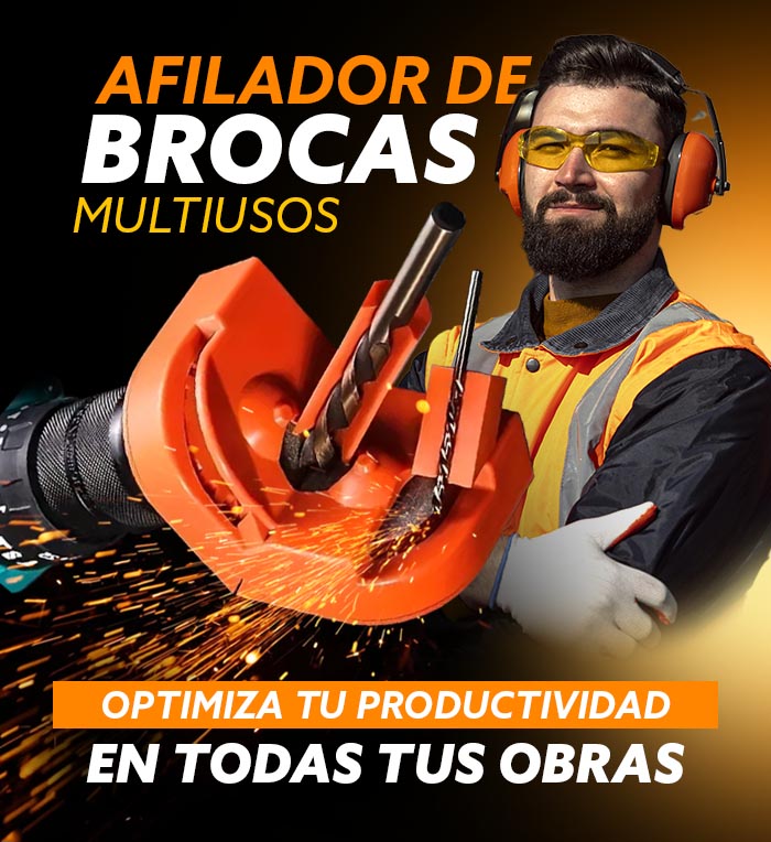 🚨OFERTA 2X1🚨: Afilador de Brocas Multiusos | ¡GRATIS 2 Repuestos