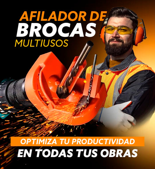 🚨OFERTA 2X1🚨: Afilador de Brocas Multiusos | ¡GRATIS 2 Repuestos
