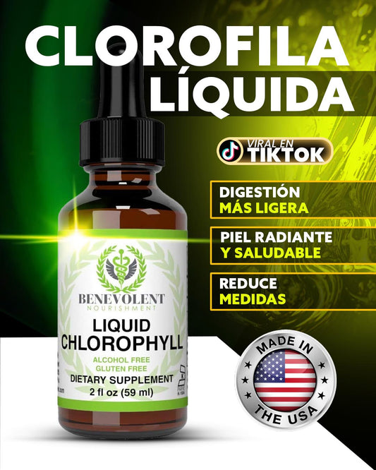Clorofila Líquida Benevolent🍃 | La opción natural para sentirte mejor cada día!